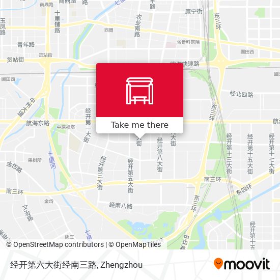 经开第六大街经南三路 map