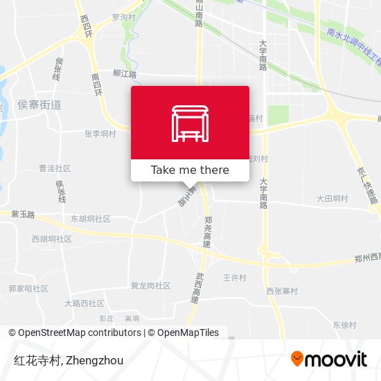 红花寺村 map