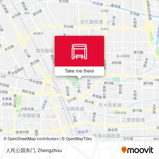 人民公园东门 map