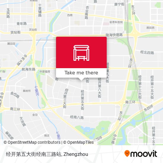 经开第五大街经南三路站 map