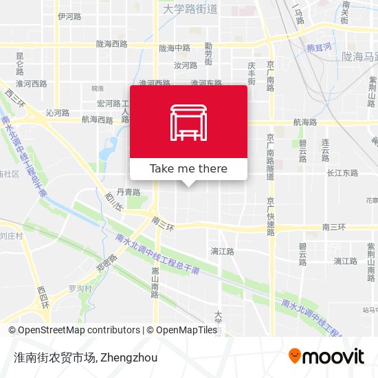 淮南街农贸市场 map