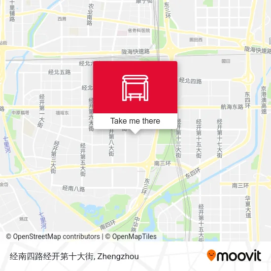 经南四路经开第十大街 map