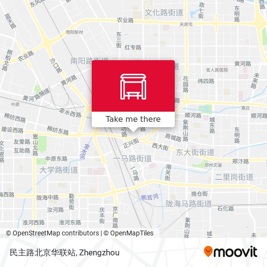 民主路北京华联站 map