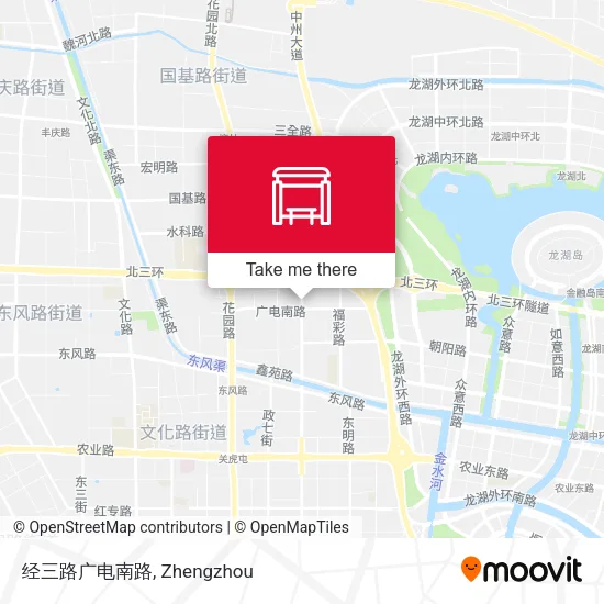 经三路广电南路 map