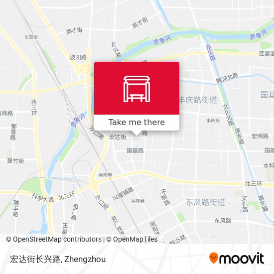 宏达街长兴路 map