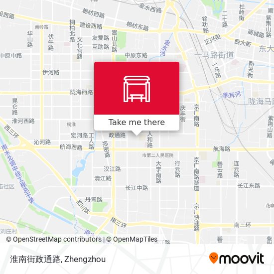 淮南街政通路 map