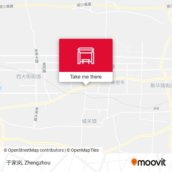 于家岗 map