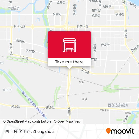 西四环化工路 map