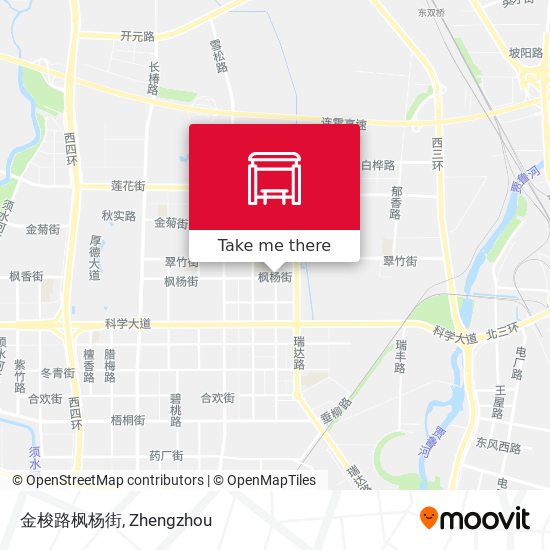 金梭路枫杨街 map