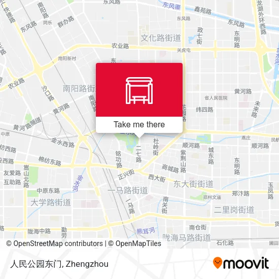 人民公园东门 map