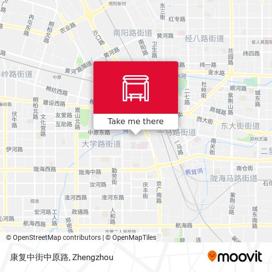 康复中街中原路 map
