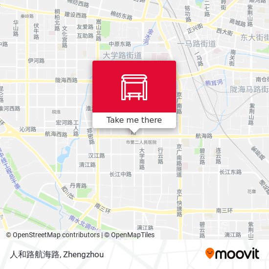 人和路航海路 map