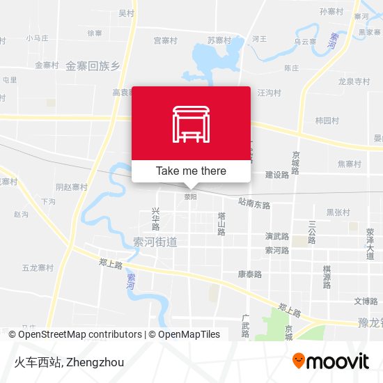火车西站 map