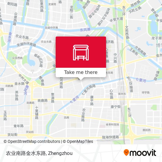 农业南路金水东路 map