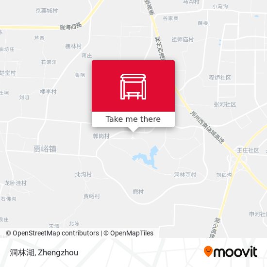洞林湖 map