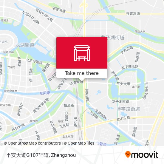 平安大道G107辅道 map
