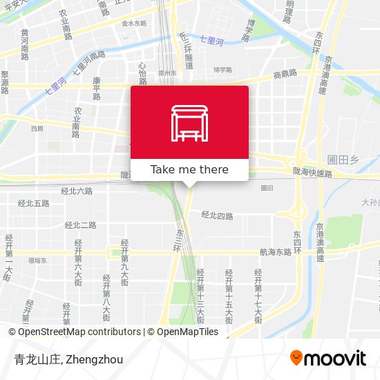 青龙山庄 map