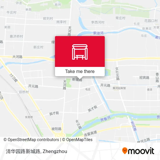 清华园路新城路 map
