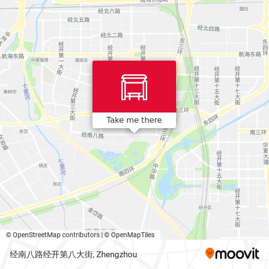 经南八路经开第八大街 map