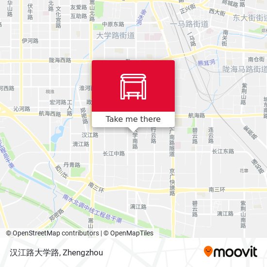 汉江路大学路 map
