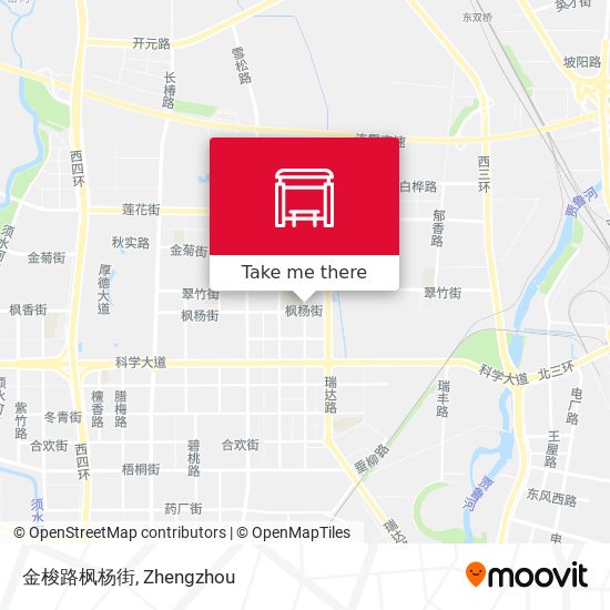 金梭路枫杨街 map