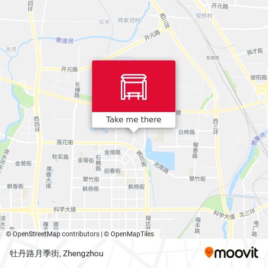 牡丹路月季街 map