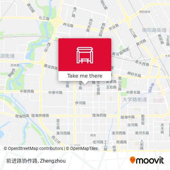 前进路协作路 map