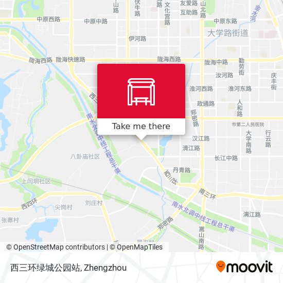 西三环绿城公园站 map