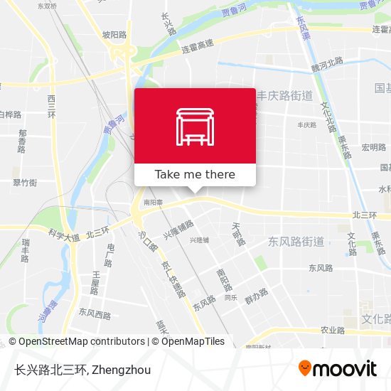 长兴路北三环 map