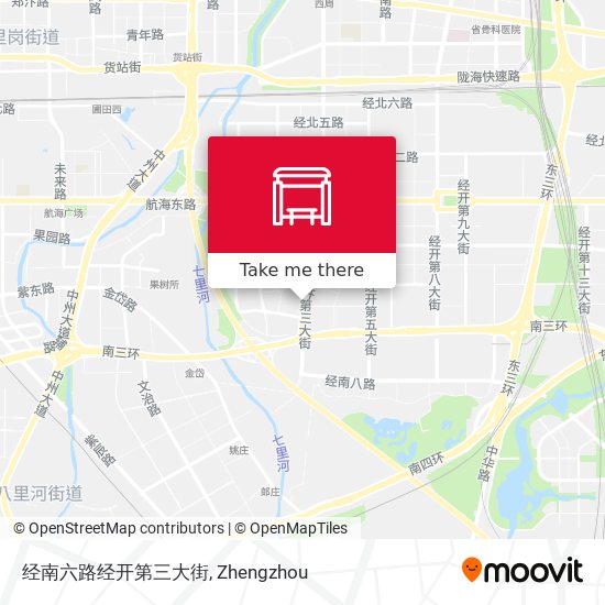 经南六路经开第三大街 map