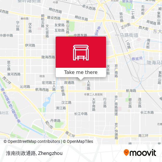 淮南街政通路 map