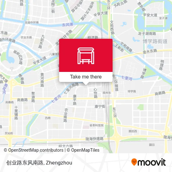 创业路东风南路 map