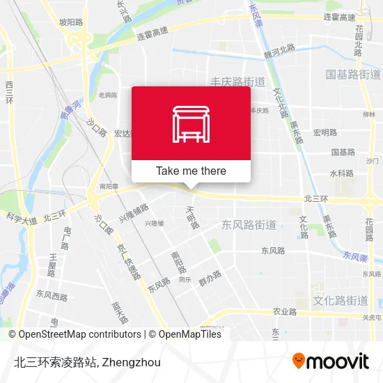 北三环索凌路站 map