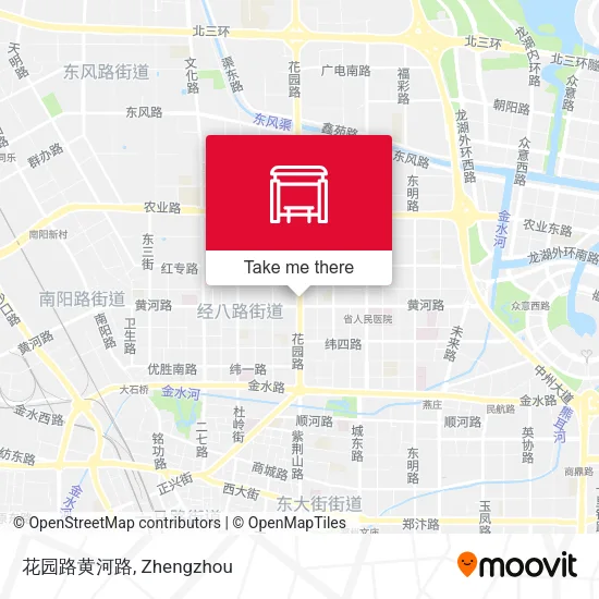 花园路黄河路 map