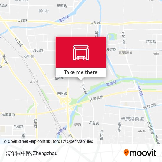 清华园中路 map