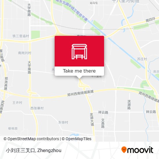 小刘庄三叉口 map