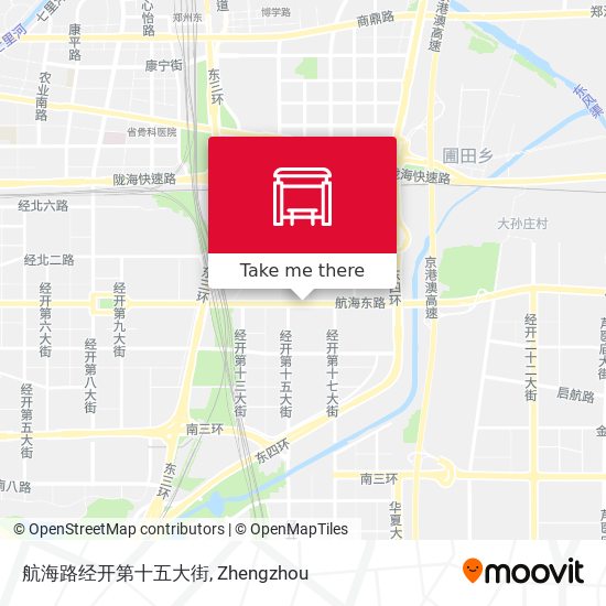 航海路经开第十五大街 map