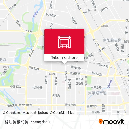 棉纺路桐柏路 map