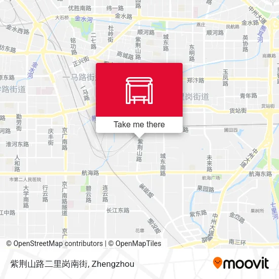 紫荆山路二里岗南街 map