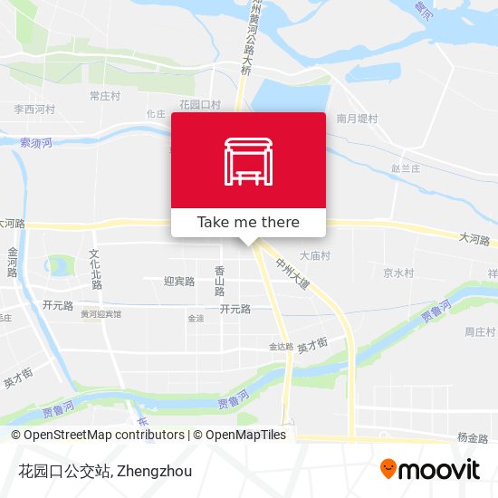 花园口公交站 map