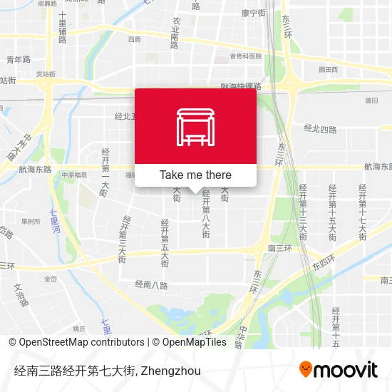 经南三路经开第七大街 map