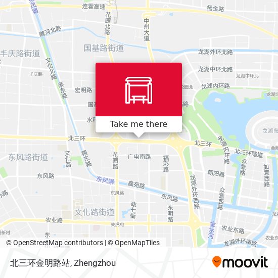 北三环金明路站 map