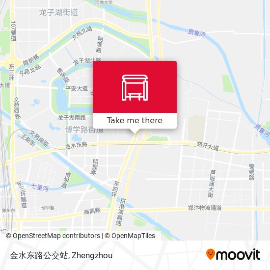 金水东路公交站 map