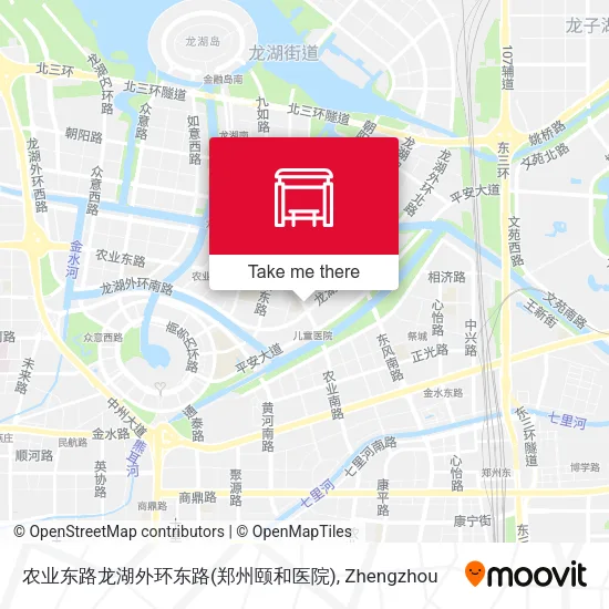 农业东路龙湖外环东路(郑州颐和医院) map
