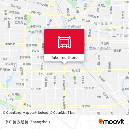 京广路政通路 map