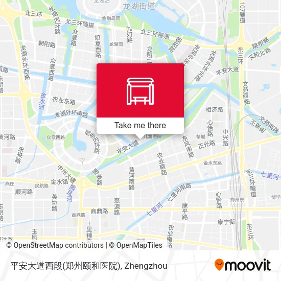 平安大道西段(郑州颐和医院) map