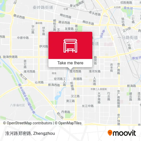 淮河路郑密路 map
