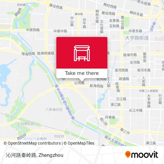 沁河路秦岭路 map