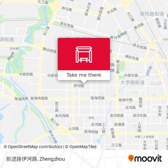 前进路伊河路 map