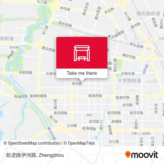 前进路伊河路 map